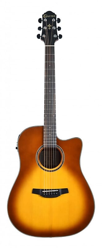 Crafter HD250-CE-BRS Brown Sunburst | Reverb