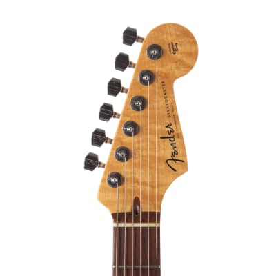 2005 Fender Custom Shop Custom Classic Player V Neck Stratocaster Electric Guitar, Midnight Blue, CZ51832 image 8