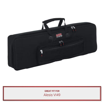 Gator Slim Keyboard Gig Bag fits Alesis VI49