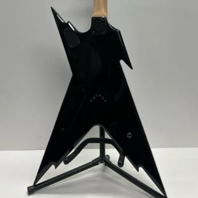 Dean razorback 2010s - Custom Painted Black | Reverb