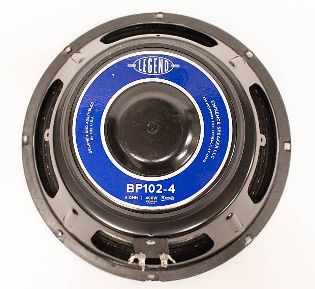 【新品・未使用】EMINENCE LEGEND BP102 400W 4Ω③ Eminence Legend BP102 10-inch 400-watt Replacement Bass Amp