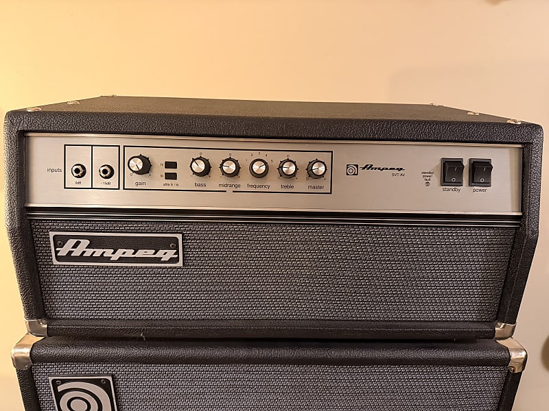 【K】Ampeg SVT-AV 50thAnniversary アンペグ Ampeg SVT-AV 50th Anniversary 300-Watt Bass Amp Head | Reverb
