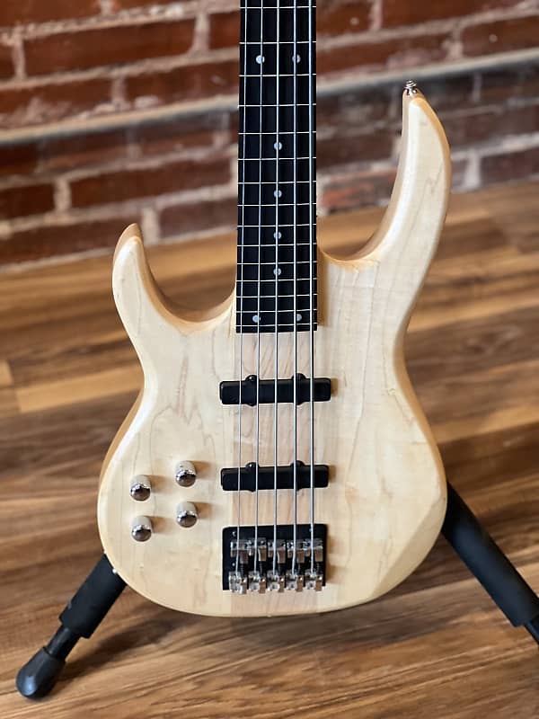 Carvin LB-75 5 String Left Handed Bass Active with HSC image 1