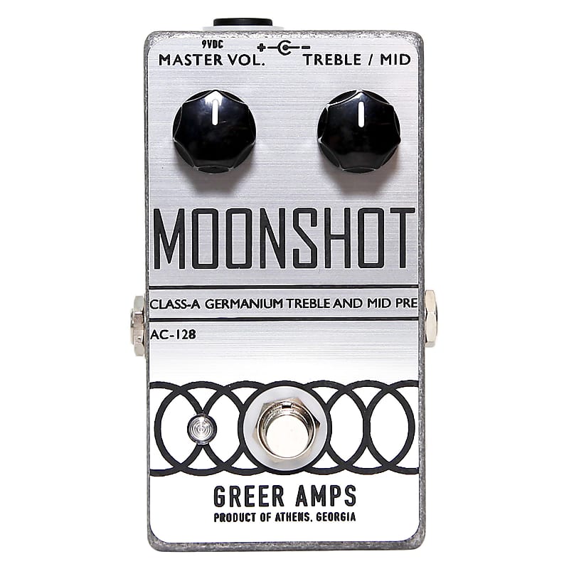 Greer Amps Moonshot Class A Germanium Treble And Mid Preamp Effect Pedal image 1