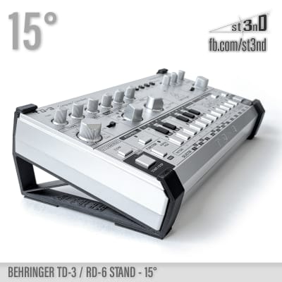 BEHRINGER TD-3 / RD-6 STAND - 15° - 3D Printed - 100% Buyers satisfaction