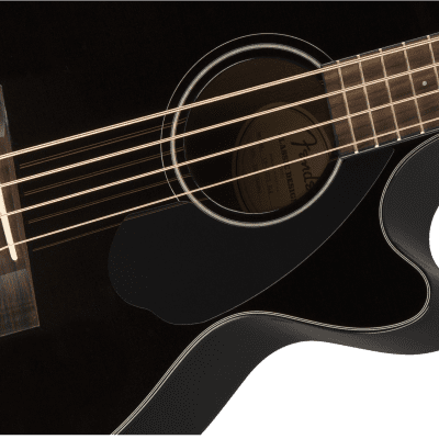 Fender CB-60SCE Bass Laurel Fingerboard Black image 5