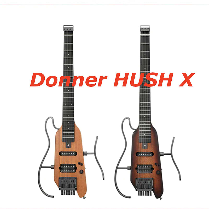 ☆Donner Hush-X ほとんど新品 Donner unveil HUSH-X headless guitar at NAMM 2023