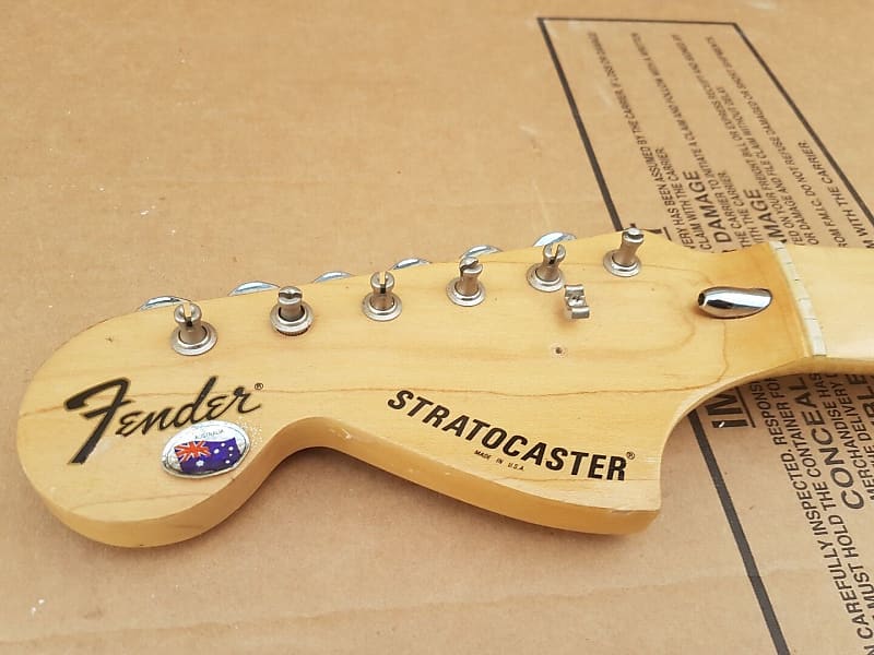 70's FENDER LEFT HAND STRATOCASTER USA MAPLE NECK Reverb UK