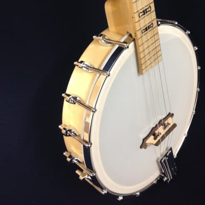 Caraya Concert Size All Maple Open-Back Banjo Ukulele,Banjolele,4-String |BJ-24| image 7