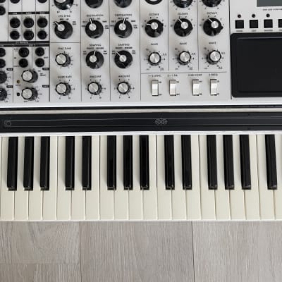 Moog Voyager XL & Moogerfooger Complete Collection (white edition) with lots of accessories White Edition image 21