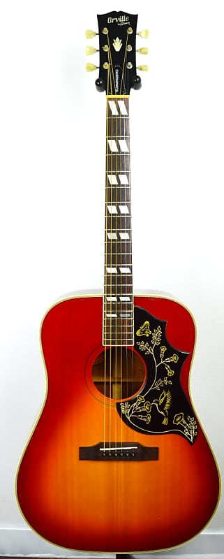 Orville by GIBSON Hummingbird 1992 Cherry Sunburst RARE