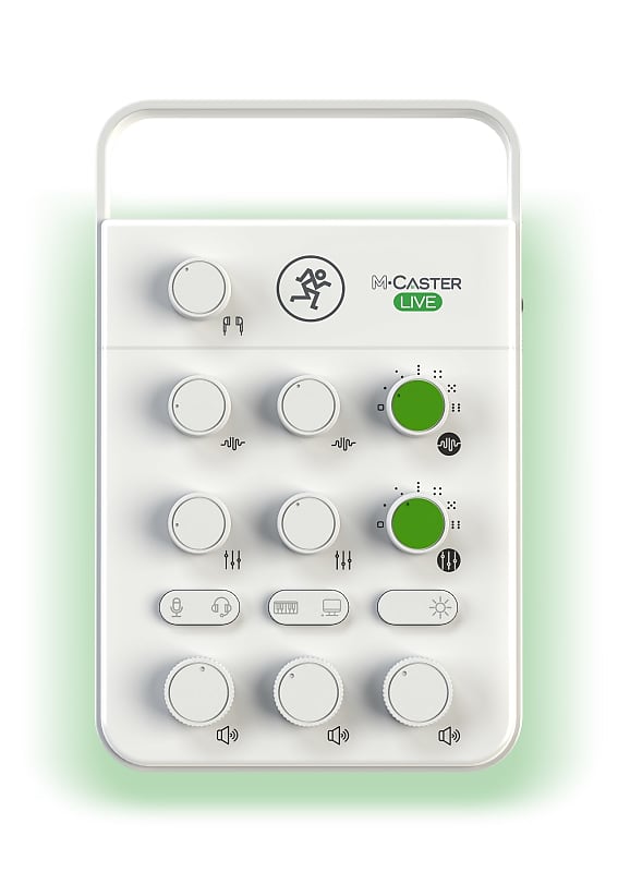 Mackie M Caster Live Portable Live Streaming Mixer in White image 1