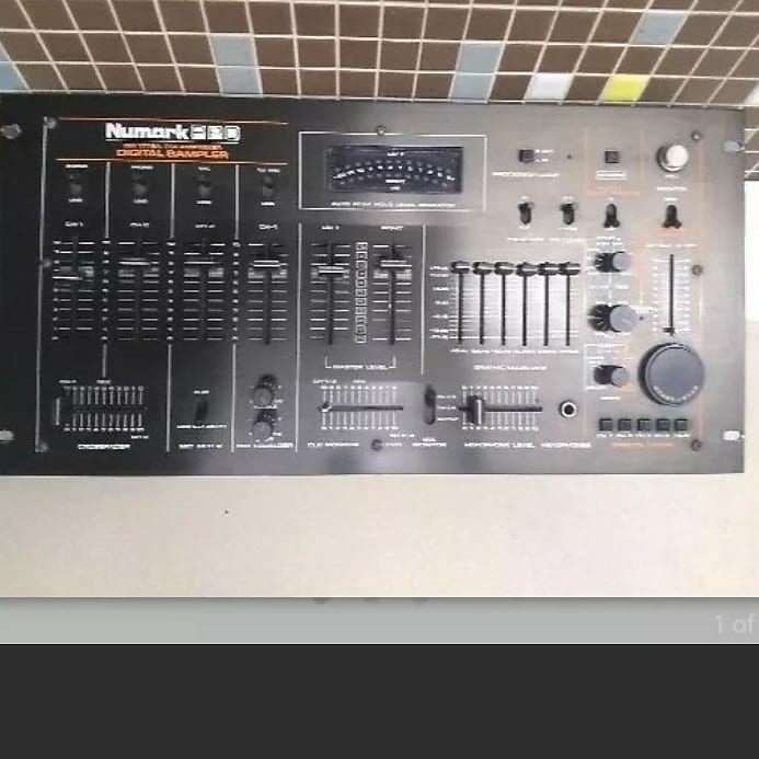 NUMARK PPD DM 1775A (PRE AMP \ SAMPLER \ MIXER) Reverb