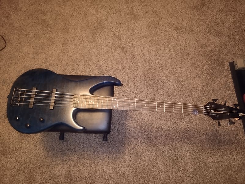 Peavey Millennium 5 String Electric Bass Blue Reverb 9461