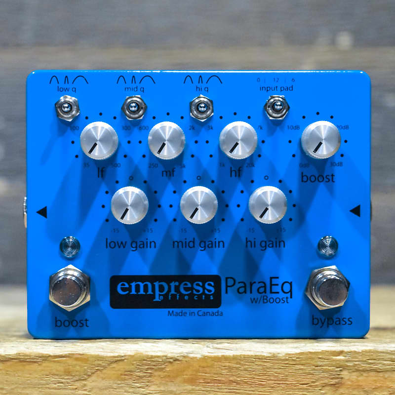 Empress Effects ParaEQ with Boost Parametric Equalizer Effect Pedal w/Box  #2344