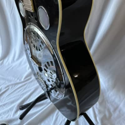 Regal Resonator Acoustic Guitar 2000s - Black image 8