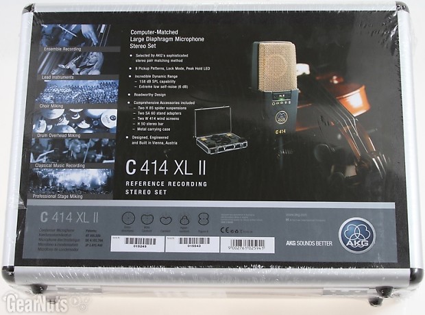 AKG C414 XLII/ST Stereo Matched Pair | Reverb AKG C414 XLII/ST Stereo Matched Pair | Reverb