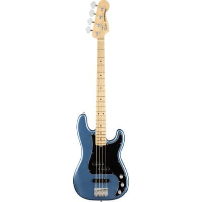 Fender American Performer Precision Bass, Maple Fingerboard - Satin Lake Placid Blue for sale