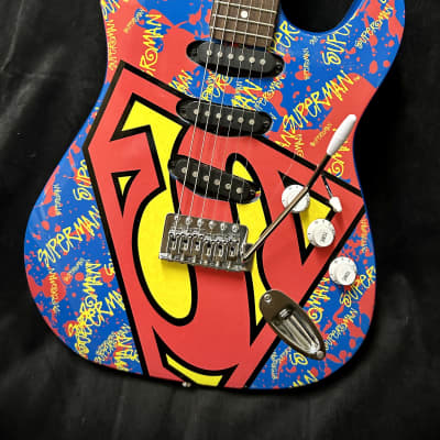 Unbranded Superman Stratocaster style image 4