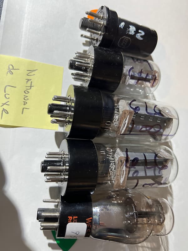 National de Luxe Amp ; tubes package (5) | Reverb