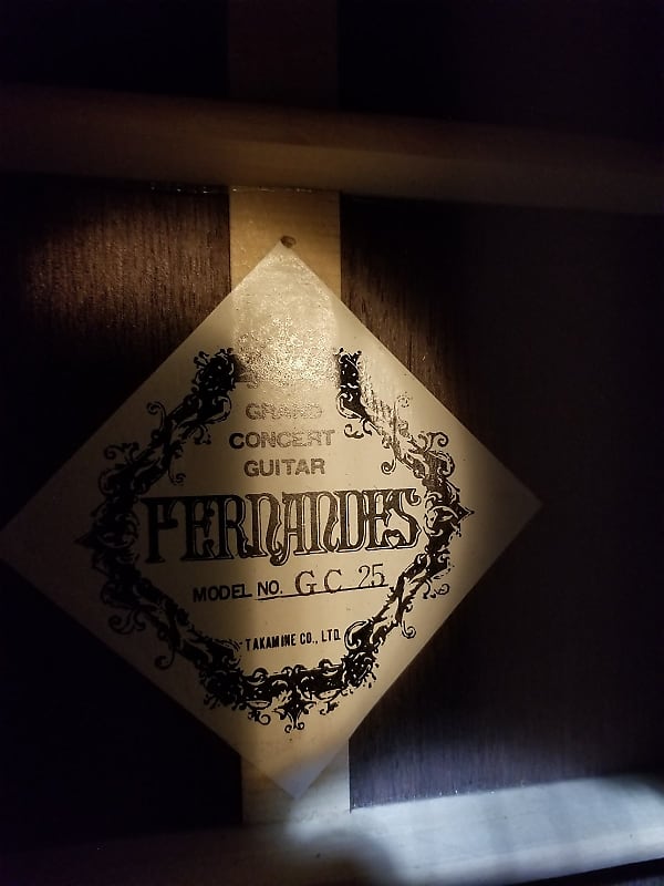 Fernandes/Takamine GC25 in 1975 | Reverb