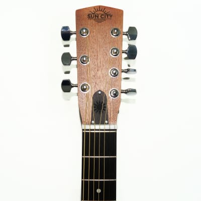Trembita Brand New Seven 7 Strings Acoustic Guitar Сutaway, Sand Natural Wood made in Ukraine Beautiful sound image 6