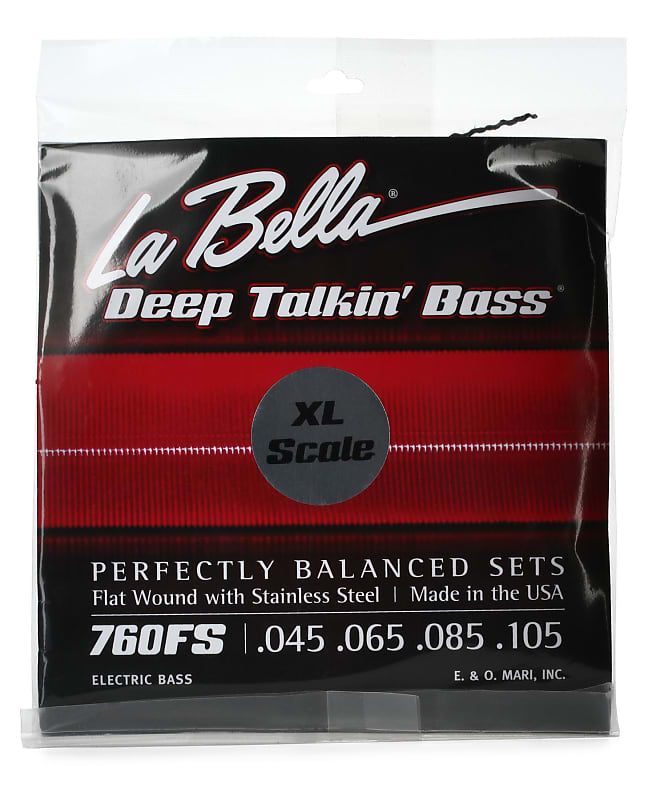 La Bella 760FS Deep Talkin' Bass Flatwound Bass Guitar Reverb