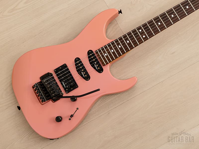 1989 Charvel Jackson DK-065-SSH Vintage Superstrat Bubblegum Pink, Japan  Model 3