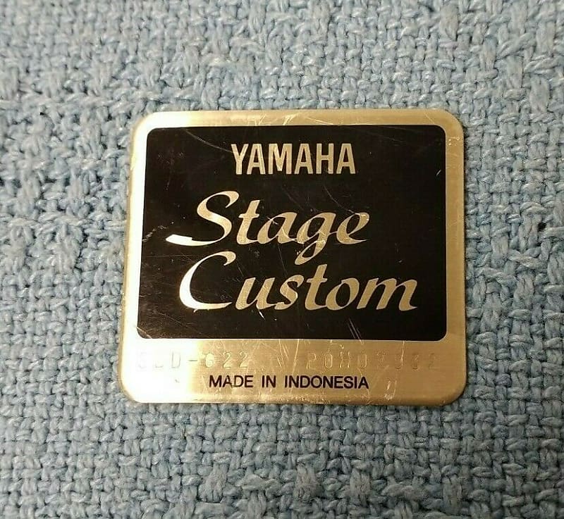 Vintage Yamaha Stage Custom Badge From SBD-22 Drum Set RARE image 1