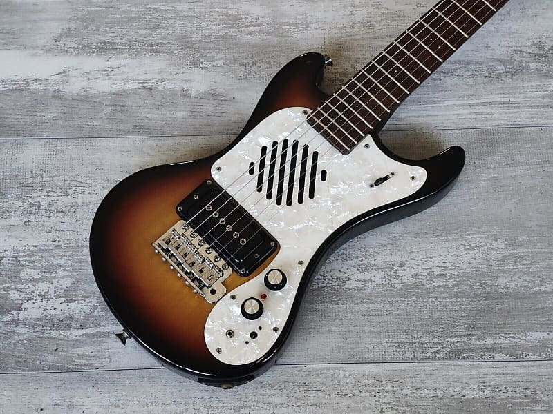 Marine Rider Mini Mosrite Travel Guitar (Made in Japan) | Reverb