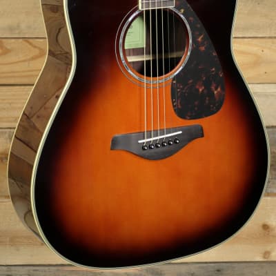 Yamaha FG830 Acoustic Guitar Tobacco Brown Sunburst for sale