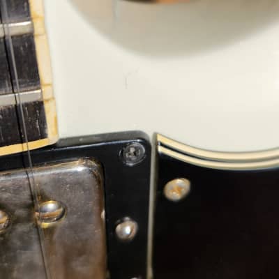 Vintage 1972 Gibson SG Custom Refinished White w/ OHSC- Repaired Headstock Under Finish image 10