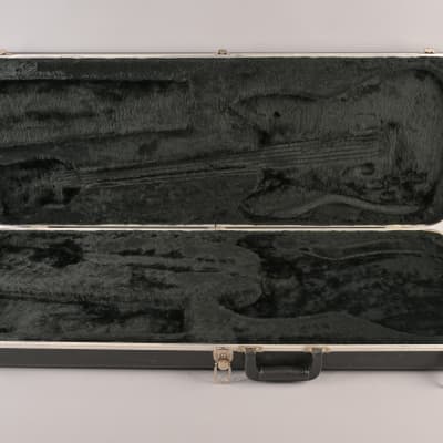 1977 1978 1979 1980 1981 Vintage Fender Stratocaster Telecaster Molded Plastic Guitar Black CASE USA 1970s image 3