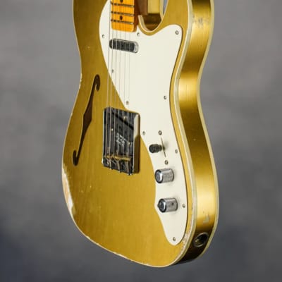 Fender Limited Thinline Loaded Nocaster Relic 2019 - Aged Gold image 5