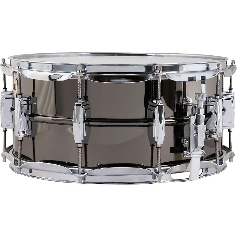 Ludwig LB417 Black Beauty 6.5x14" Brass Snare Drum image 6