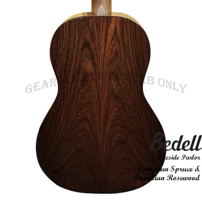 Bedell FS-P-EU/BR Fireside Parlor European Spruce & Brazilian Rosewood handcraft guitar image 7