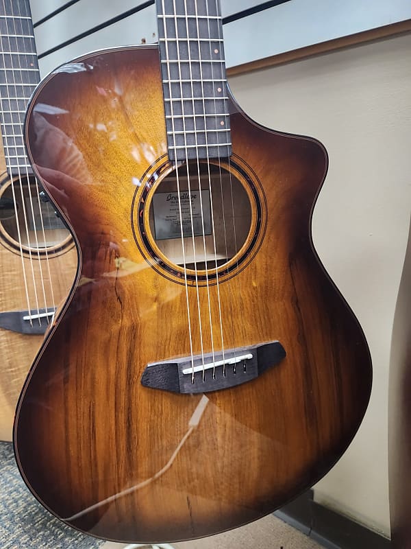 Breedlove PURSUIT EXOTIC S CONCERT CE Acoustic Electric Guitar - TIGER’S EYE image 1