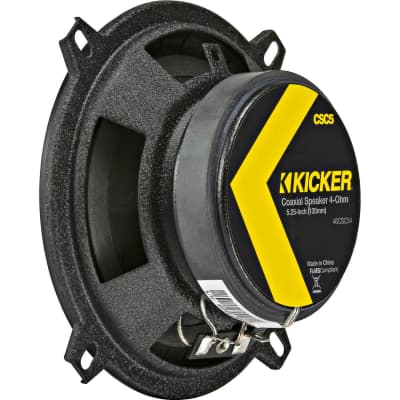 Kicker 46CSC54 Car Audio 5 1/4" Coaxial Full Range Stereo Speakers Pair CSC5 image 9