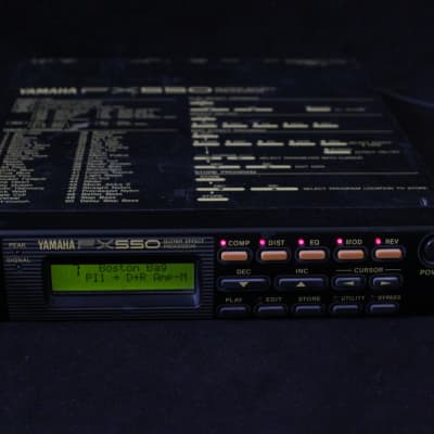 ギター YAMAHA  FX550  GUITAR EFFECT PROCESSOR YAMAHA FX550 Guitar Effect Processor Multi-Effects w/ MFC06