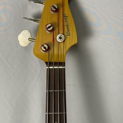 Woodcraft PB4 P-Bass Style Flame-Maple Top 4-String Bass 34" Scale image 4