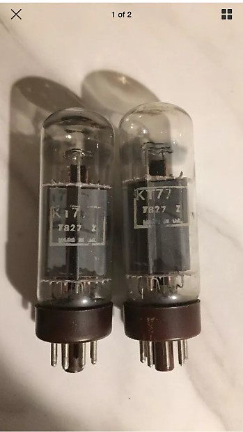 真空管　KT77 GEC 4本 GEC KT77 1977 | Reverb
