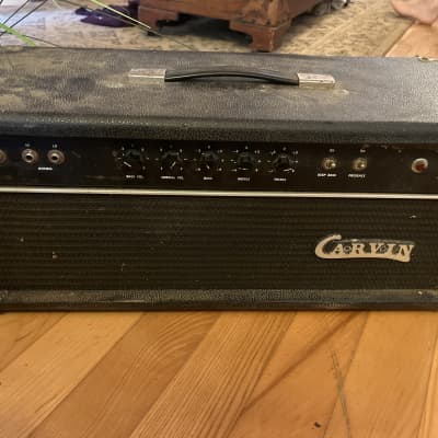 Carvin B2000 Mono Block Bass Amp Head 2000's Black | Reverb