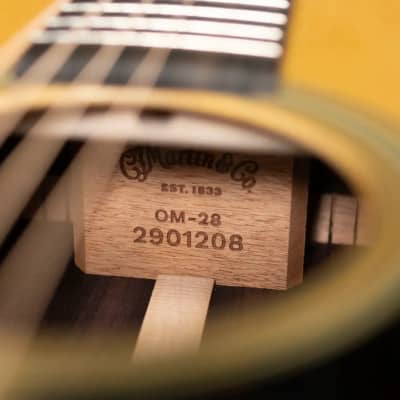 Martin OM-28E Acoustic Guitar with Hardshell Case image 24
