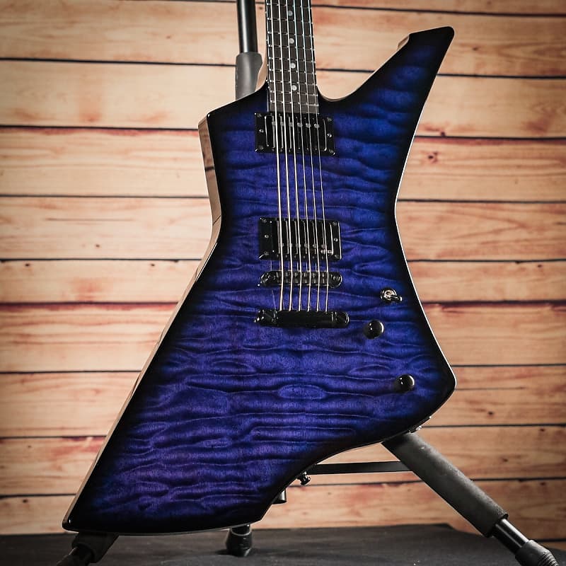 ESP Custom Shop James Hetfield Snakebyte Baritone (See-Thru Purple Sunburst)