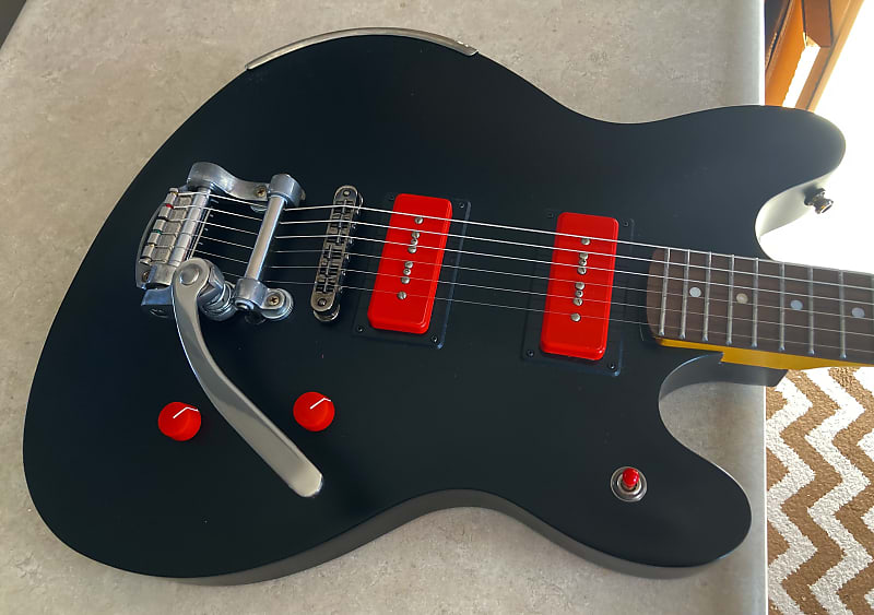 Squier Starcaster Ratrod Guitar Partscaster Bigsby P90 Reverb