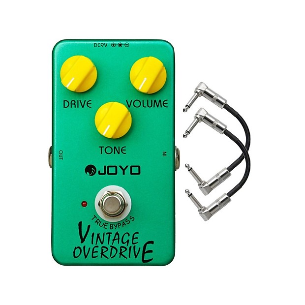 Joyo JF-01 Vintage Overdrive Guitar Effect Pedal with Patch Cables image 1