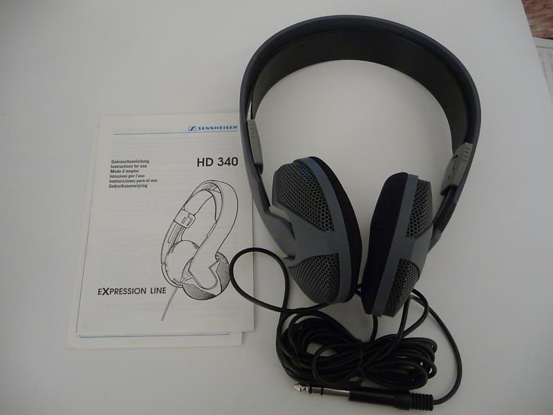 Sennheiser HD 340 Expression Line Headphones mid 1990s Reverb