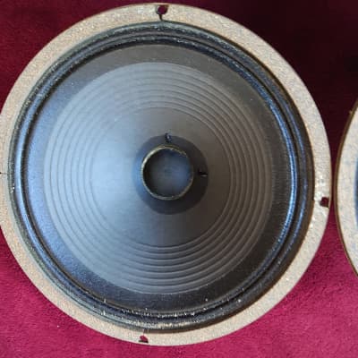 Celestion Matching Quad Celestion G12 H Greenback Pulsonic cones 16ohm 30 watt 1972 image 18