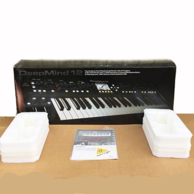 Original Box + Inserts + Reference Manual for Behringer DeepMind 12 Synthesizer