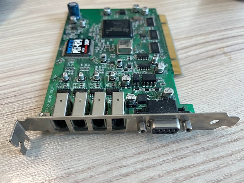 MOTU PCI424 Audio Interface Card Reverb
